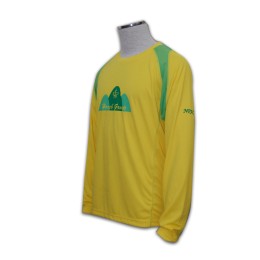 T156 訂製長袖T恤  印製logo t-shirt  tee批發商     螢光黃  薄長t恤 T156 訂製長袖T恤  印製logo t-shirt  tee批發商     螢光黃  薄長t恤